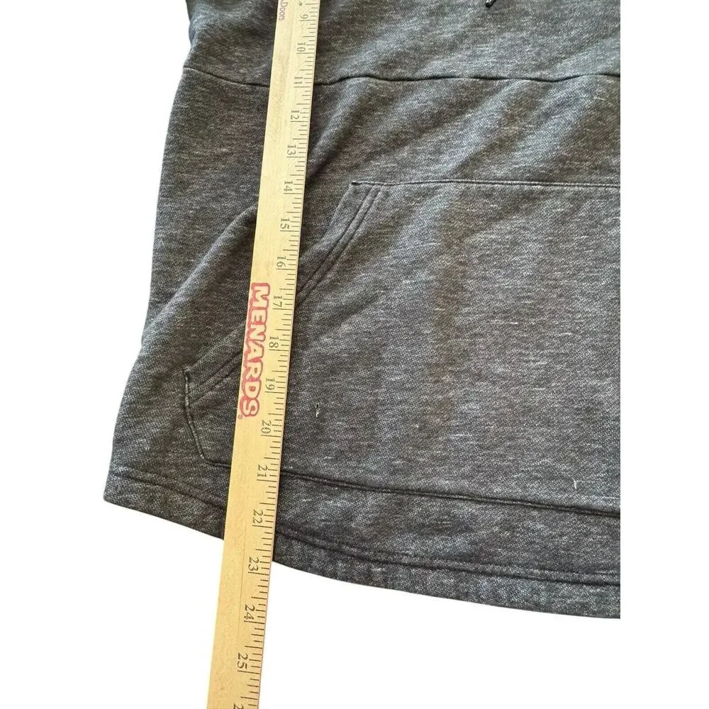Adidas Hoodie Mens Small (?)‎ Pullover Gray Sweatshirt Workout Running READ